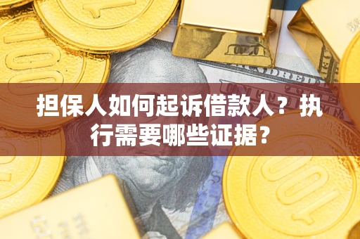 武汉担保人如何起诉借款人？执行需要哪些证据？