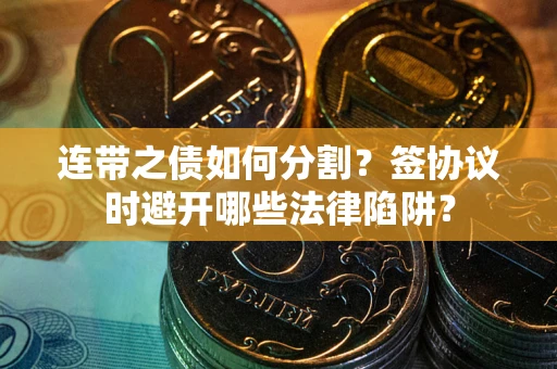 武汉连带之债如何分割？签协议时避开哪些法律陷阱？