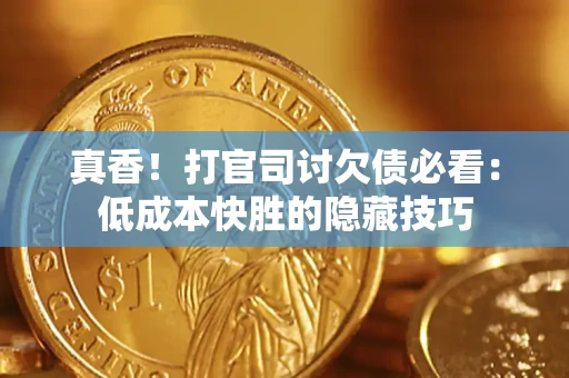 武汉真香！打官司讨欠债必看：低成本快胜的隐藏技巧