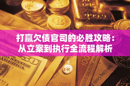 武汉打赢欠债官司的必胜攻略：从立案到执行全流程解析