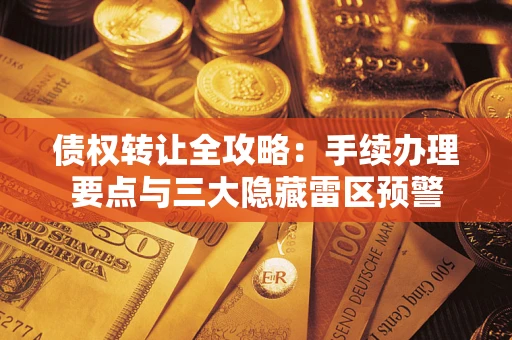 武汉债权转让全攻略：手续办理要点与三大隐藏雷区预警