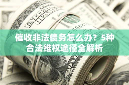 武汉催收非法债务怎么办？5种合法维权途径全解析