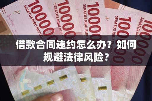 武汉借款合同违约怎么办？如何规避法律风险？